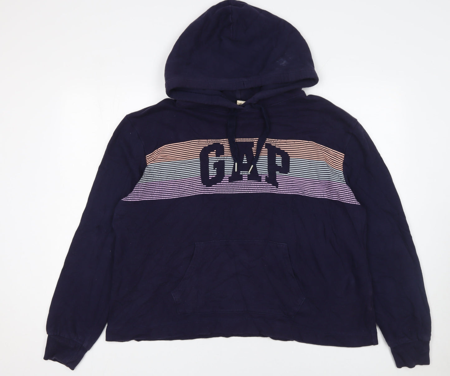 Womens UK Size L Gap Blue Pullover Hoodie