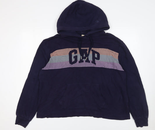 Womens UK Size L Gap Blue Pullover Hoodie