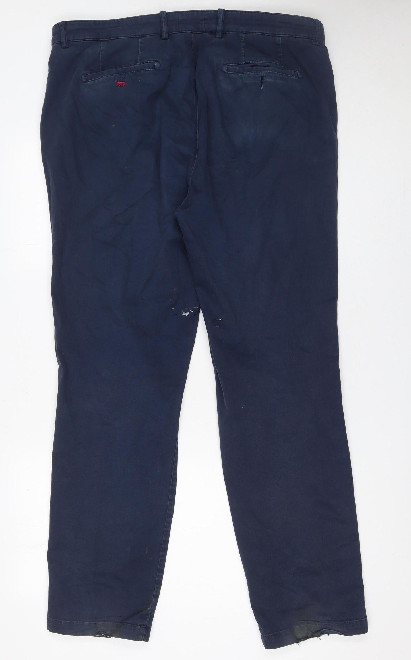Mens UK Size 38 Beaufort & Blake Regular Fit Chino Blue Trousers