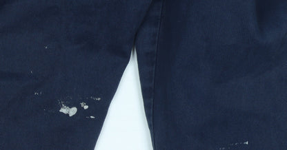 Mens UK Size 38 Beaufort & Blake Regular Fit Chino Blue Trousers
