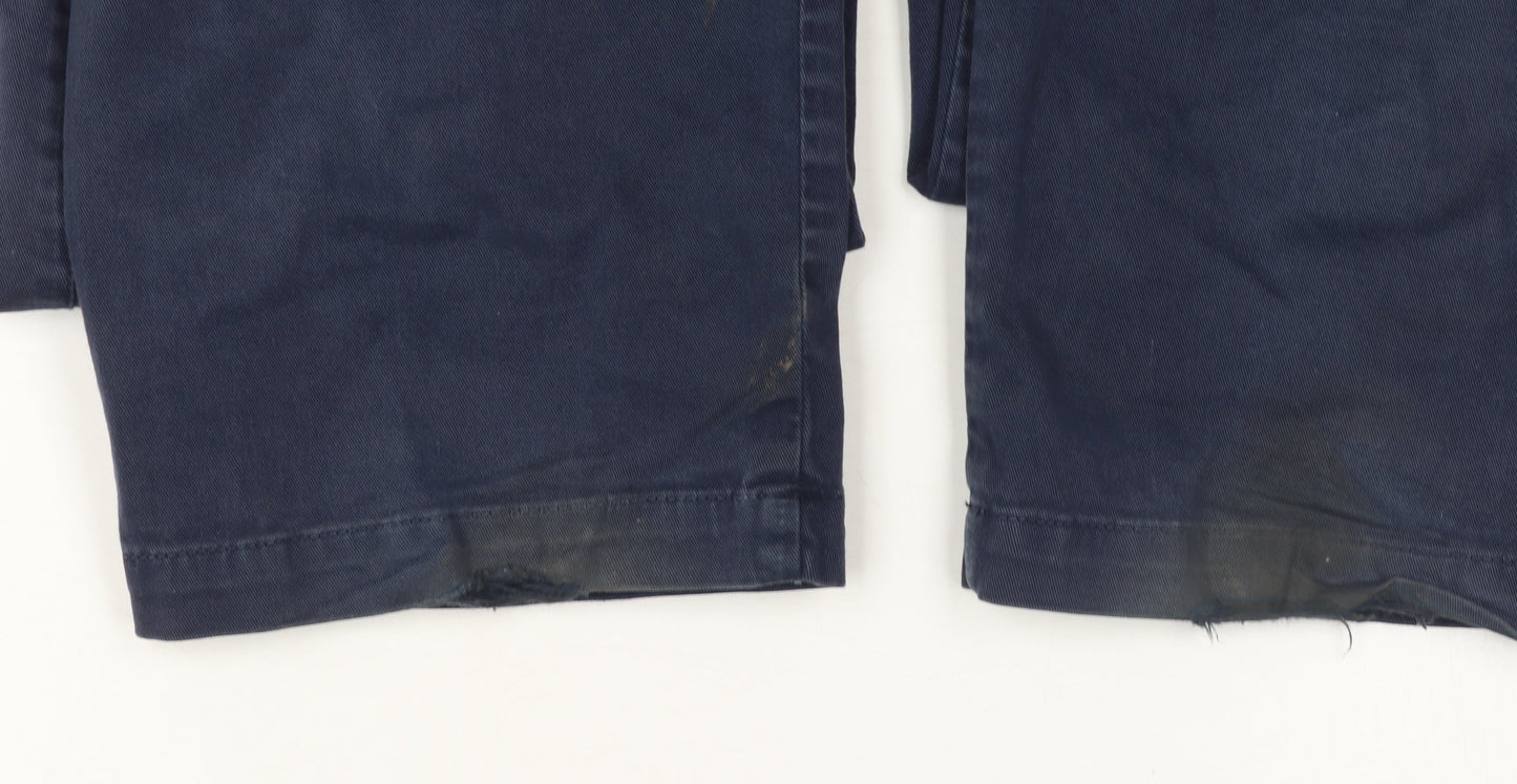 Mens UK Size 38 Beaufort & Blake Regular Fit Chino Blue Trousers