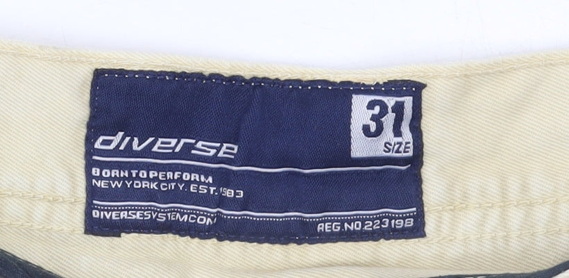 Mens UK Size 31 Diverse Regular Fit Chino Shorts
