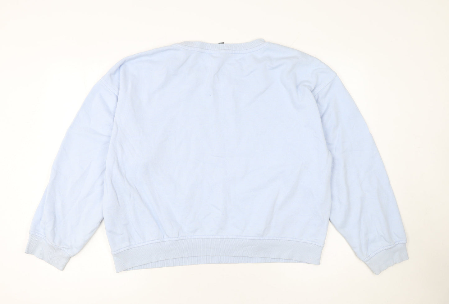 Womens UK Size 12 H&M Blue Pullover Sweatshirt