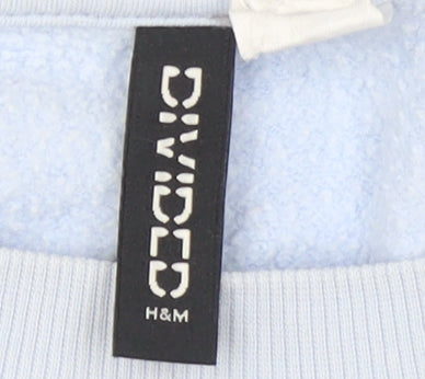 Womens UK Size 12 H&M Blue Pullover Sweatshirt
