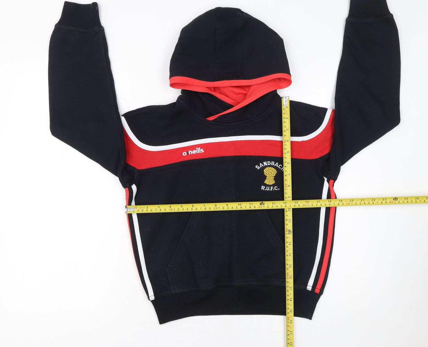 Boys UK Size 9-10 Years O'Neills Black Pullover Hoodie