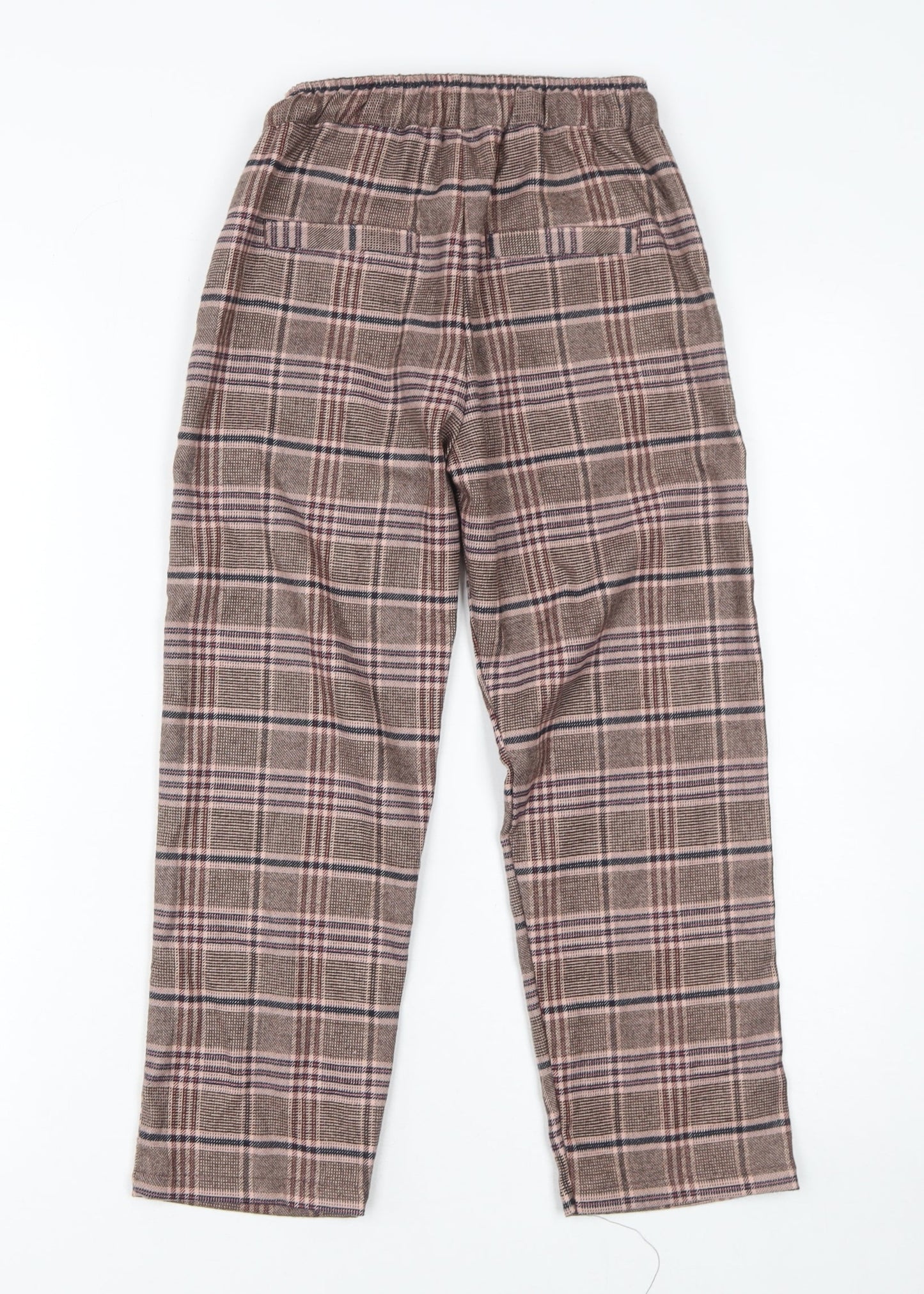 Girls UK Size 8 Years NEXT Regular Fit Chino Brown Trousers