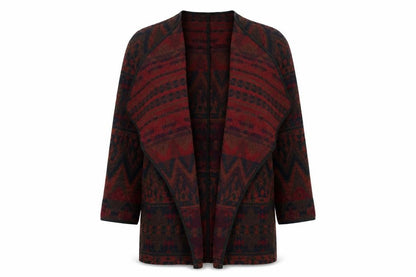 Womens UK Size 10 New Look Red Cardigan Jumper