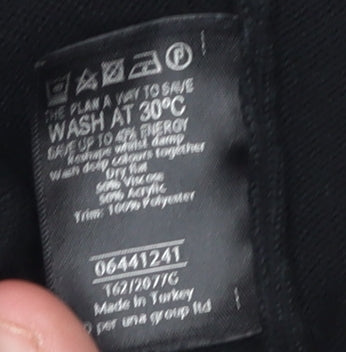 Womens UK Size 14 Marks and Spencer Black Cardigan Jumper