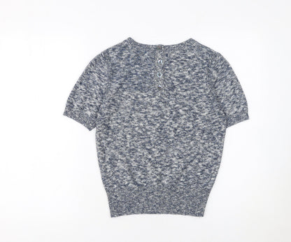 Womens UK Size XS Equipment Grey Pullover Jumper