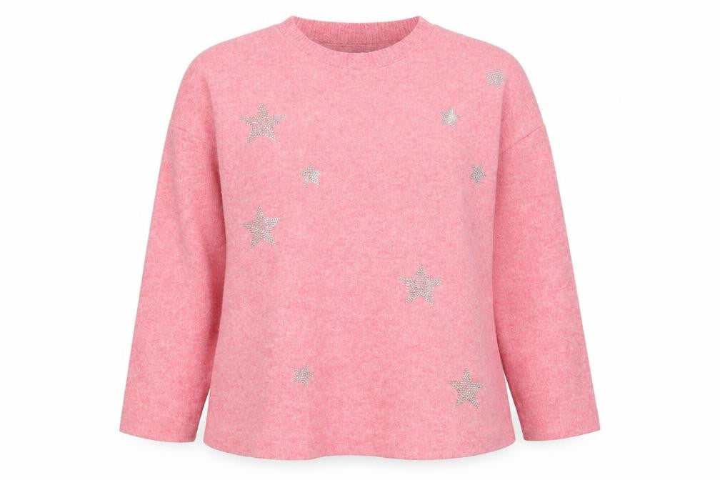 Womens UK Size XL F&F Pink Pullover Jumper