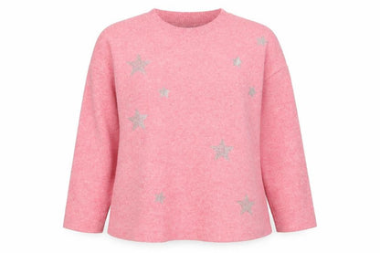 Womens UK Size XL F&F Pink Pullover Jumper