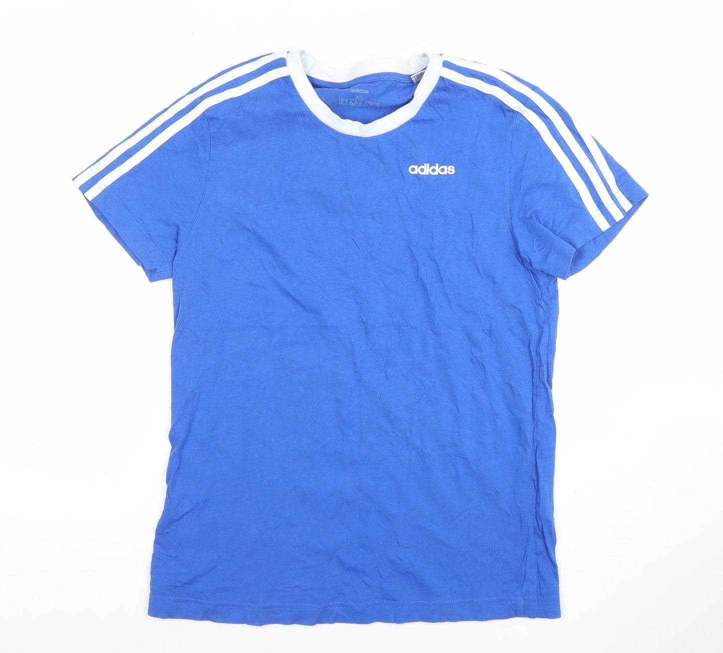 Mens UK Size XS adidas Blue Gym & Training Running & Jogging Casual T-Shirt