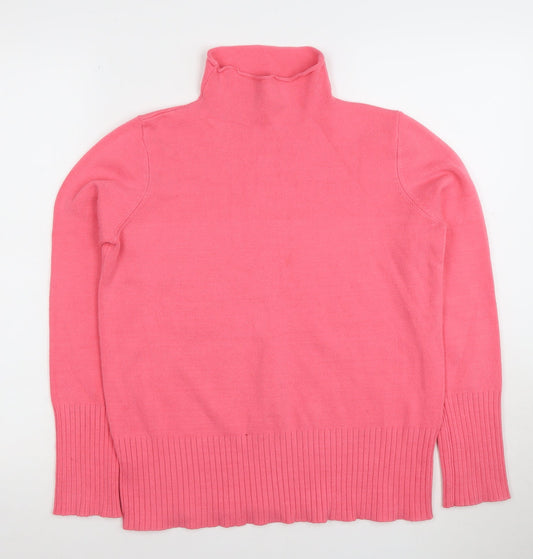 Womens UK Size M French Connection Pink Pullover Jumper