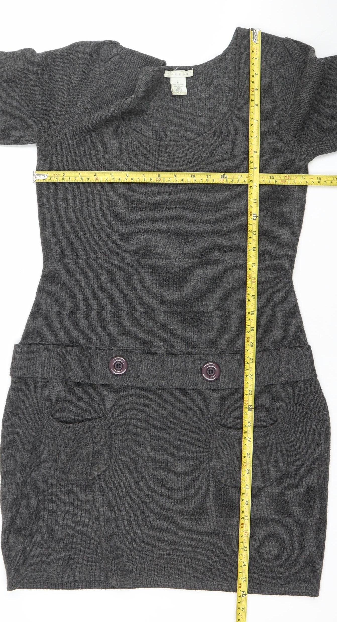 Womens UK Size M Tweeds Jumper Dress