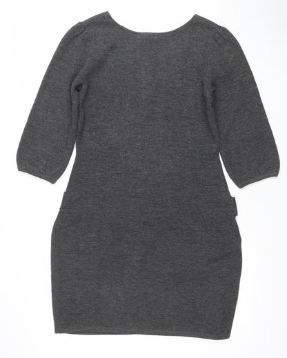 Womens UK Size M Tweeds Jumper Dress