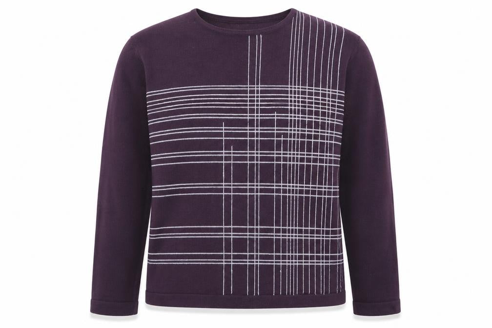 Womens UK Size M Petroleum Purple Pullover Jumper