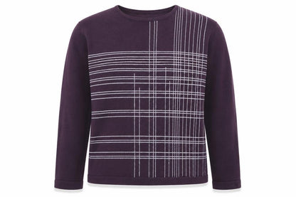 Womens UK Size M Petroleum Purple Pullover Jumper