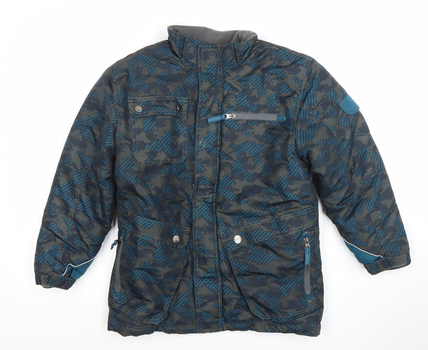 Boys UK Size 8-10 Years Cherokee Blue Puffer Jacket