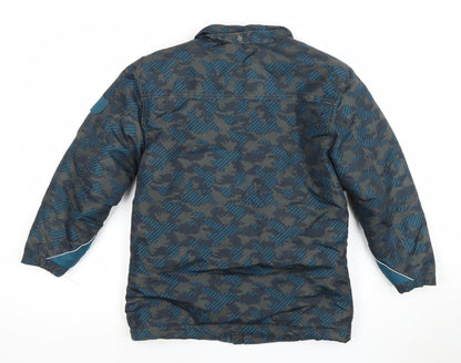 Boys UK Size 8-10 Years Cherokee Blue Puffer Jacket