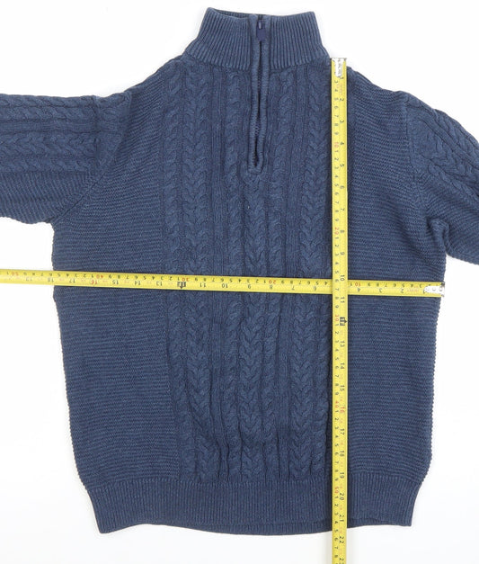 Boys UK Size 13 Years NEXT Blue Pullover Jumper