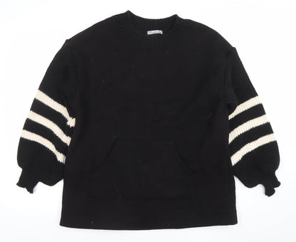 Womens UK Size L Sweetissima Black Pullover Sweatshirt