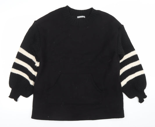 Womens UK Size L Sweetissima Black Pullover Sweatshirt