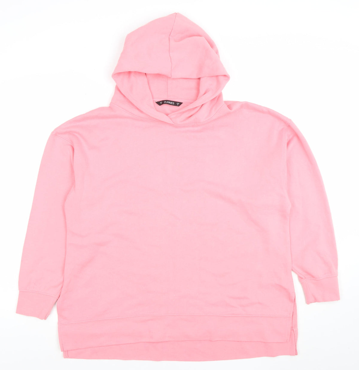 Dunnes Womens Pink Pullover Long Sleeve Hoodie Size M