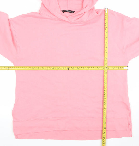 Womens UK Size M DUNNES Pink Pullover Hoodie