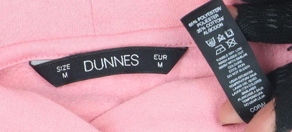 Dunnes Womens Pink Pullover Long Sleeve Hoodie Size M