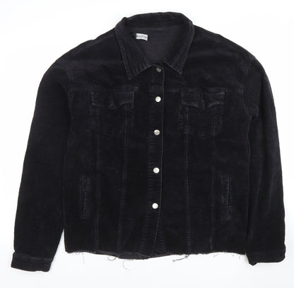 Womens UK Size 12 PRETTYLITTLETHING Black Basic Jacket