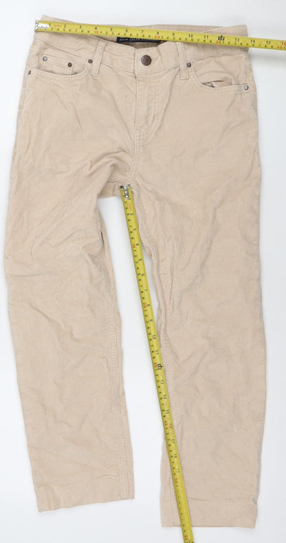 Womens UK Size 8 Boden Slim Fit Chino Beige Trousers