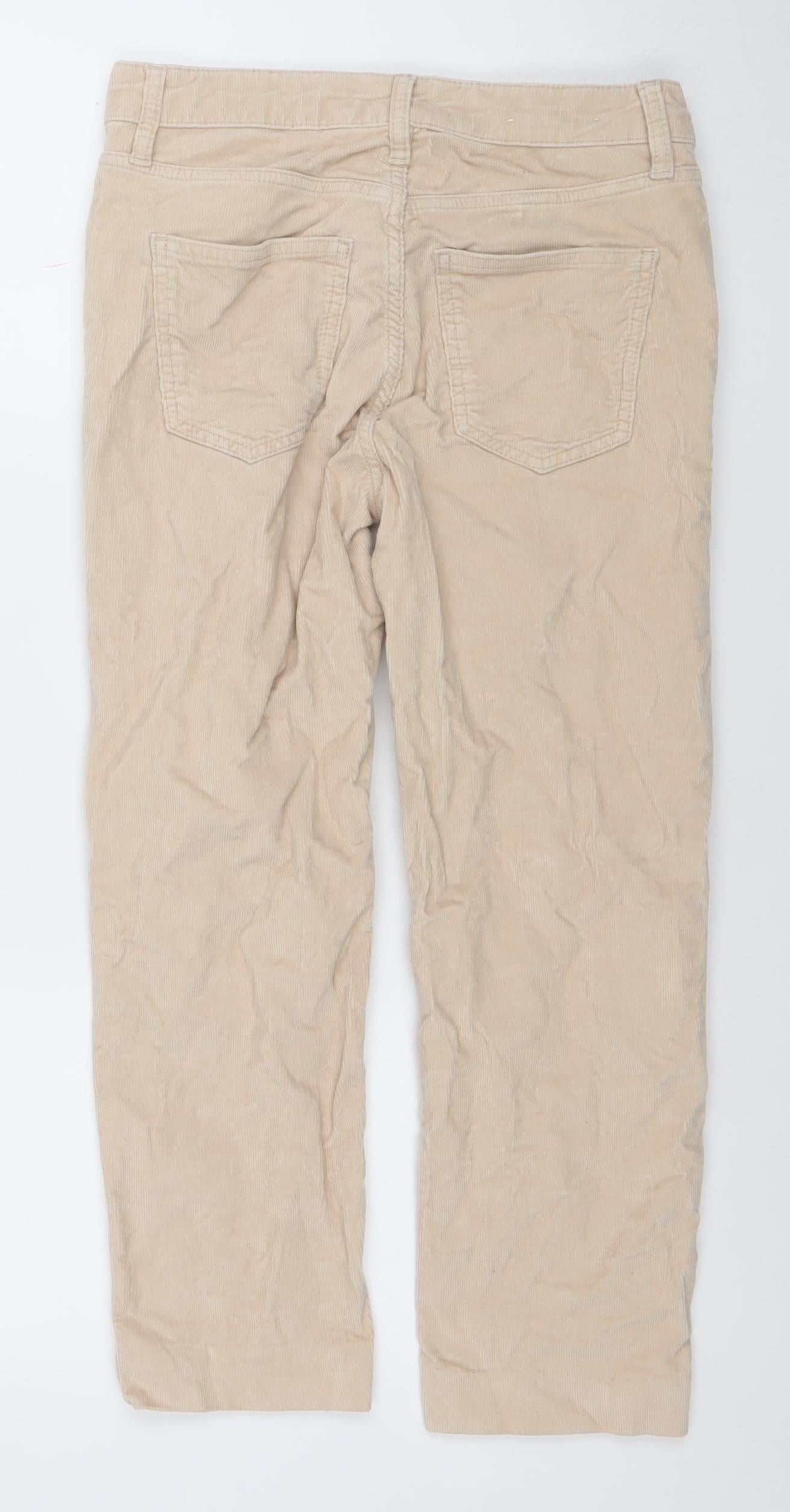 Womens UK Size 8 Boden Slim Fit Chino Beige Trousers