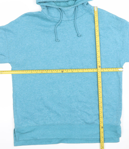 Womens UK Size S Dunnes Blue Pullover Hoodie
