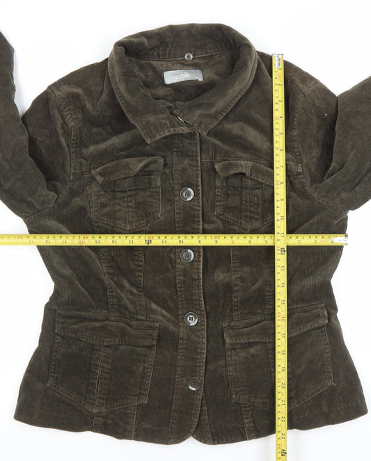 Womens UK Size 14 Wallis Regular Brown Suit Jacket