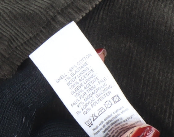 Womens UK Size 14 Wallis Regular Brown Suit Jacket