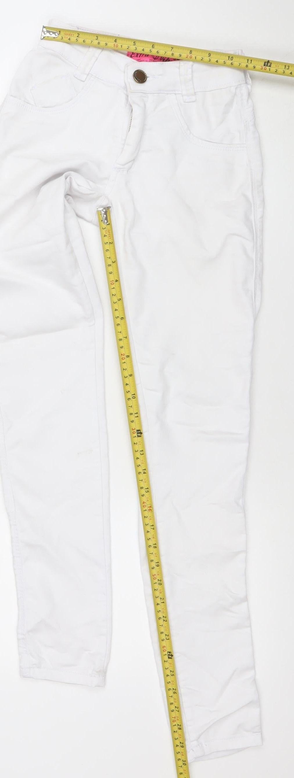 Womens UK Size 6 Extra Vip Slim Fit Skinny White Jeans