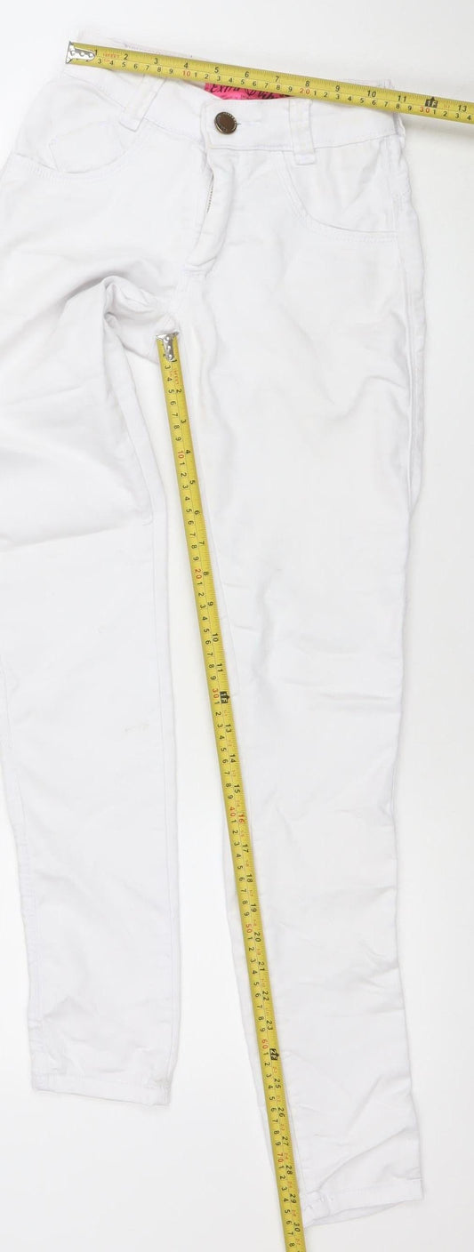 Womens UK Size 6 Extra Vip Slim Fit Skinny White Jeans