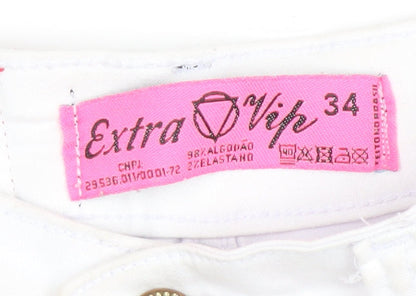 Womens UK Size 6 Extra Vip Slim Fit Skinny White Jeans