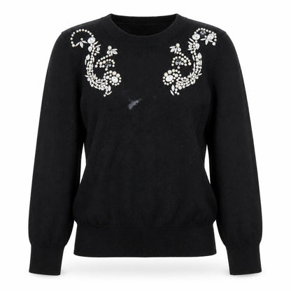 Womens UK Size 12 Savida Black Pullover Jumper