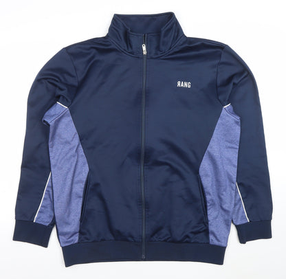 Mens UK Size 2XL RANG Blue Full Zip Sweatshirt