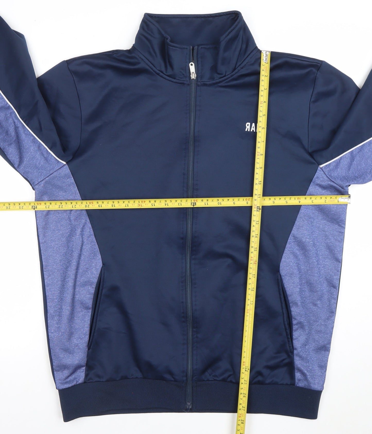 Mens UK Size 2XL RANG Blue Full Zip Sweatshirt