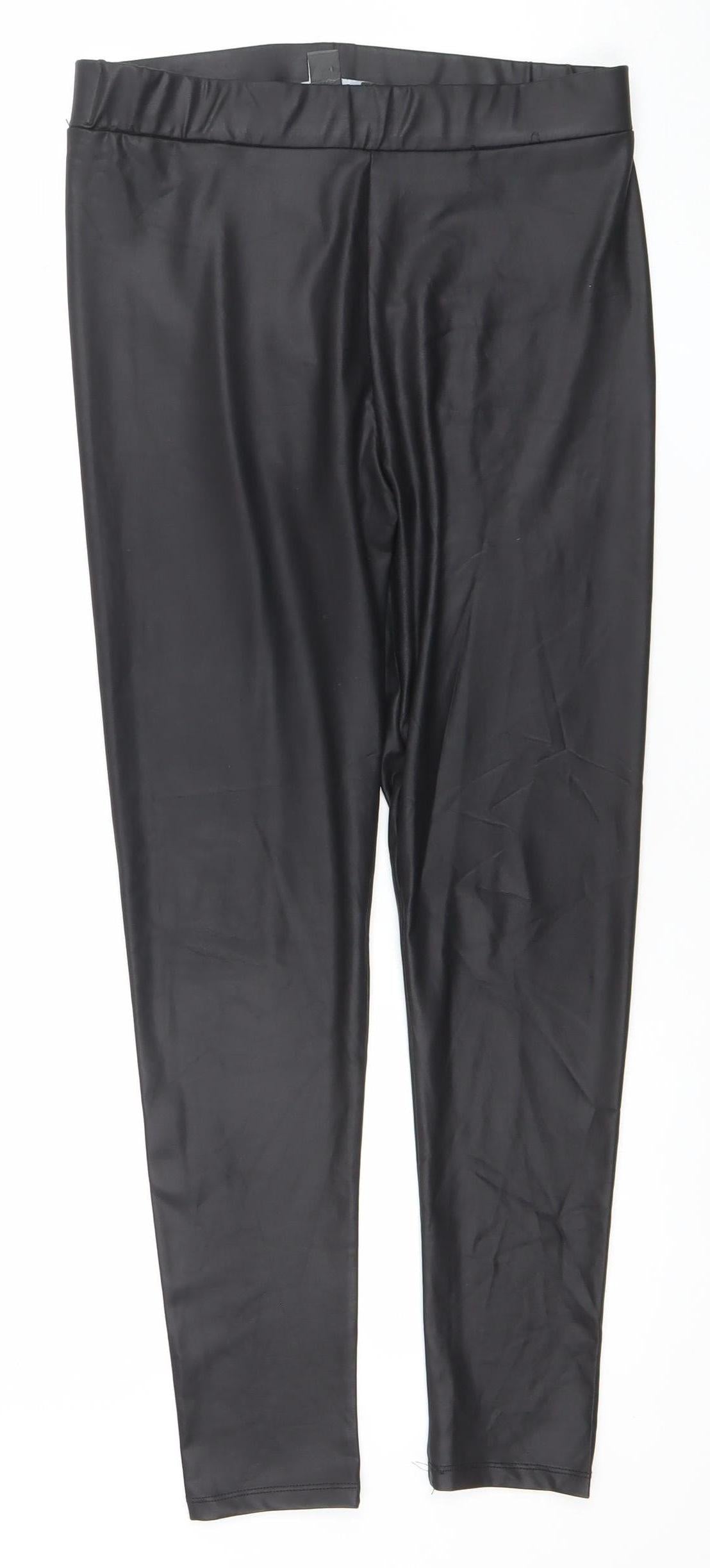 Womens UK Size 10-12 Primark  Ankle Black Leggings