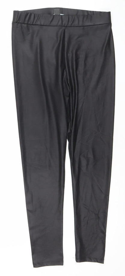 Womens UK Size 10-12 Primark  Ankle Black Leggings
