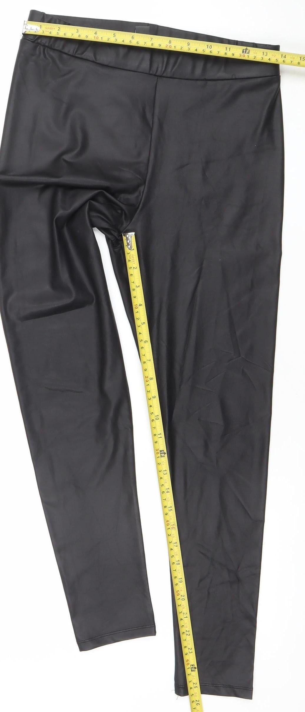 Womens UK Size 10-12 Primark  Ankle Black Leggings