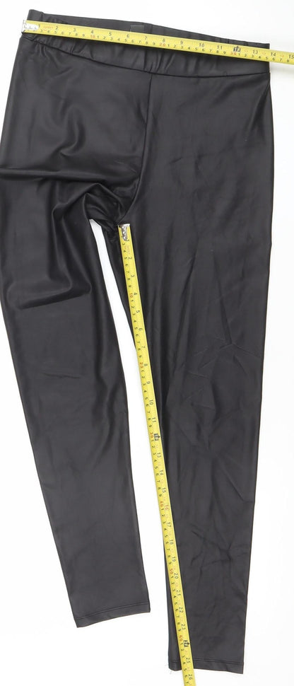 Womens UK Size 10-12 Primark  Ankle Black Leggings