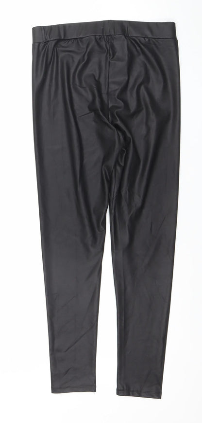 Womens UK Size 10-12 Primark  Ankle Black Leggings