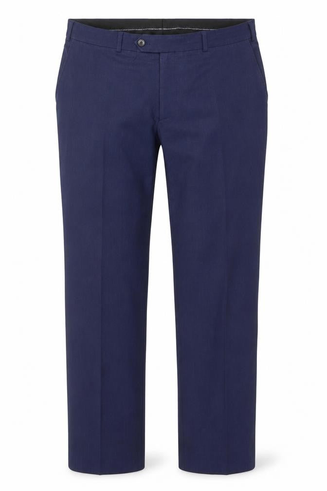 Mens UK Size 34 Daniel Grahame Regular Fit Dress Pants Blue Trousers