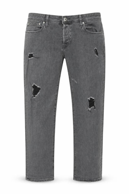 Mens UK Size 38 JACK & JONES Regular Fit Straight Grey Jeans