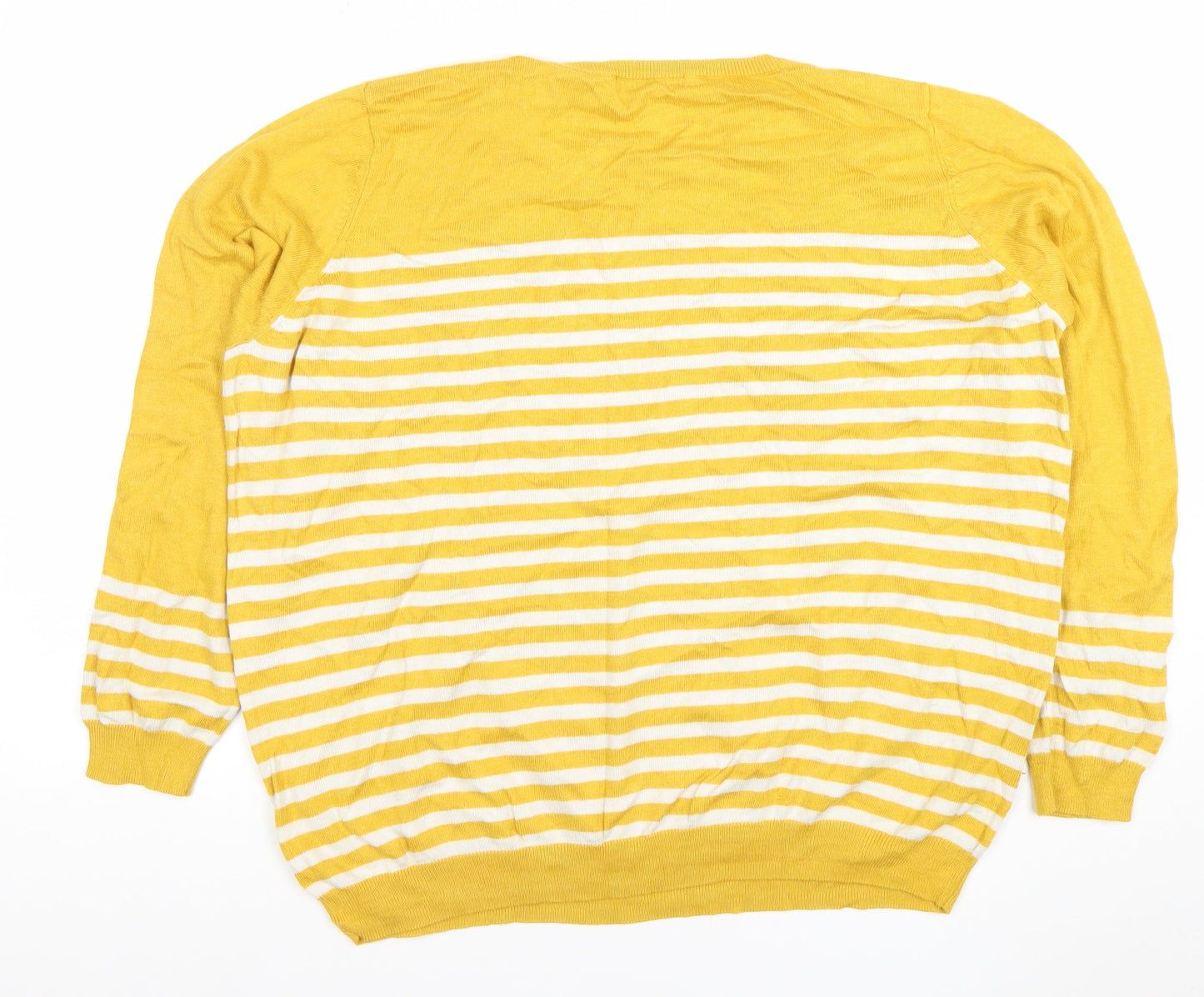 Womens UK Size XL Dunnes Yellow Pullover Jumper