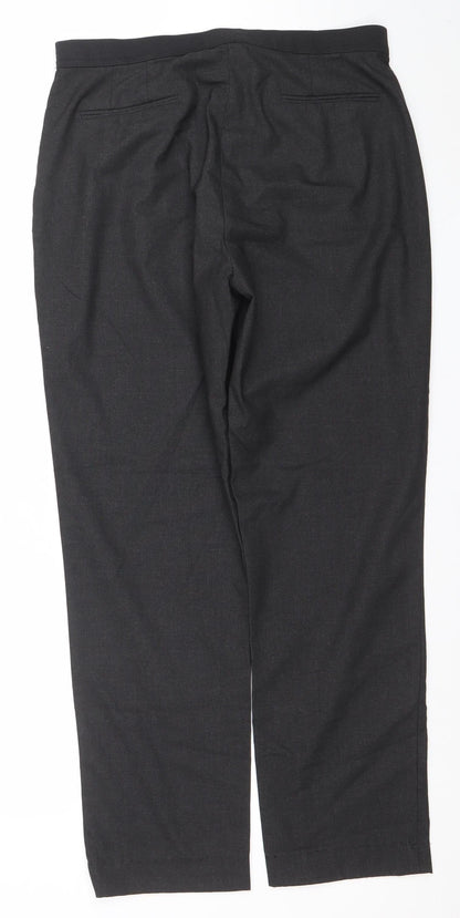 Brook Taverner Women’s Black Classic Straight Leg Dress Pants Size 14